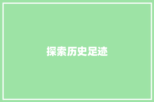 探索历史足迹，感悟文化魅力_我国博物馆观展计划书