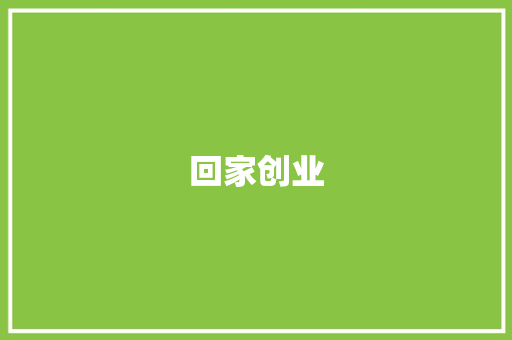 回家创业，梦想照进现实_新时代农村创业者的成功之路