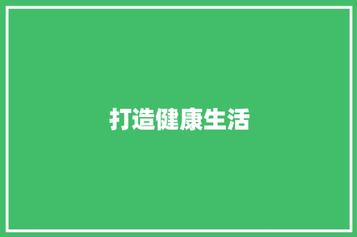 打造健康生活，拥抱完美身材_个性化瘦身计划书