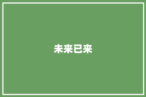 未来已来，共筑美好_XX计划书结尾海报介绍及启示